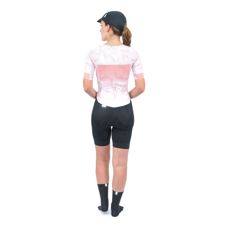 Enterizo-manga-corta-Vincitore-Coral-para-mujer