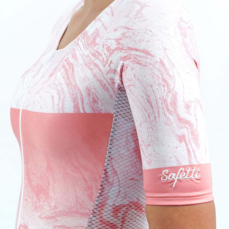 Enterizo-manga-corta-Vincitore-Coral-para-mujer