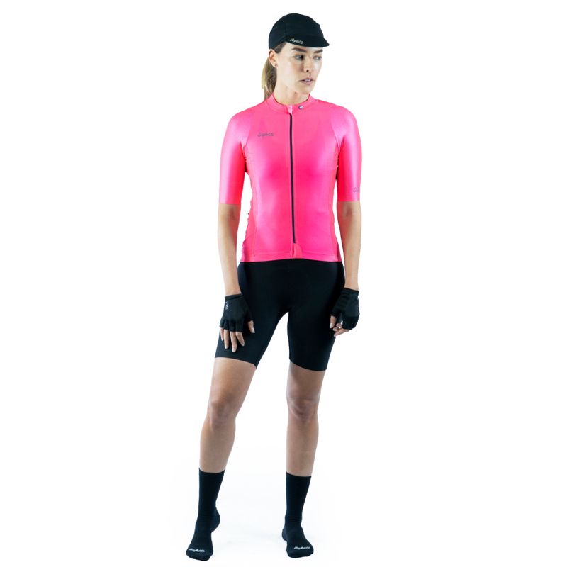 Camisa-Manga-Corta-Deportiva-De-Ciclismo-Para--Mujer-Colore