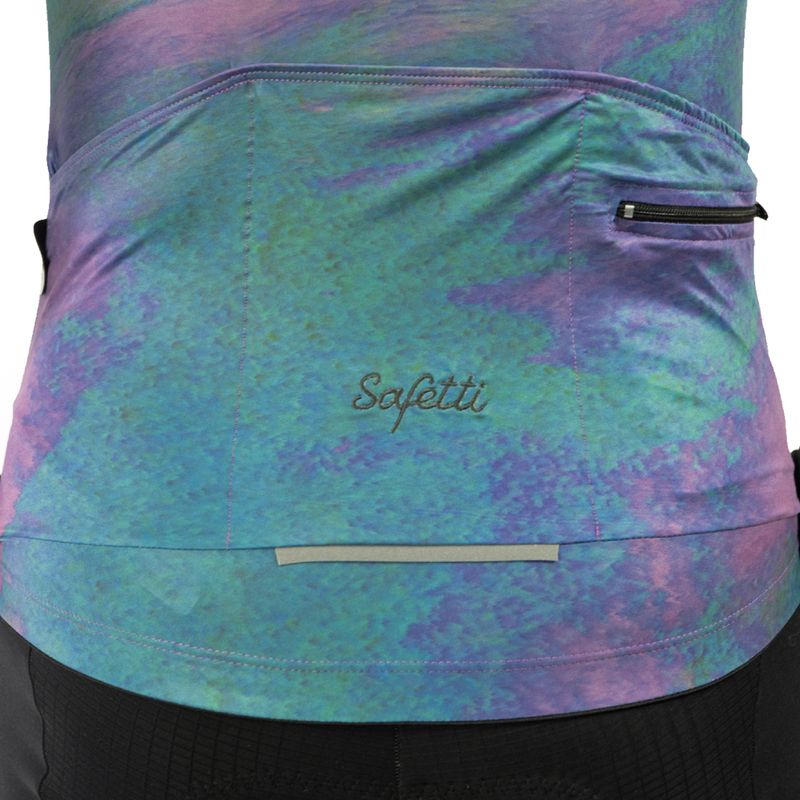 Camisa-Manga-Corta-Deportiva-De-Ciclismo-Para--Mujer-Marble